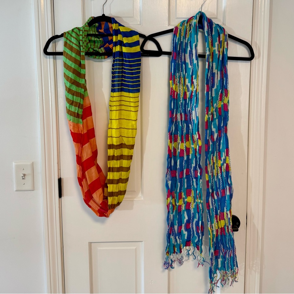 Madewell | Y2K Scarf Bundle, Multicolored - EUC